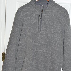 EDDIE BAUER SWEATER SHIRT WOMANS XL LONG SLEEVE VARIGATED GRAY